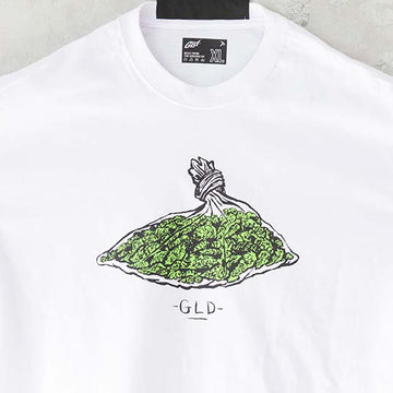 GLD Pound of Green Tee in White