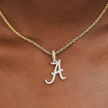 Colgante de micro logo oficial de la NCAA Alabama Crimson Tide - Oro amarillo