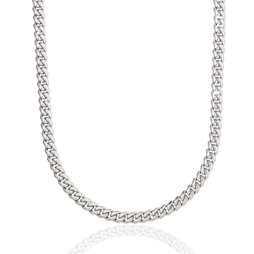Miami Cuban in White Gold - 6mm