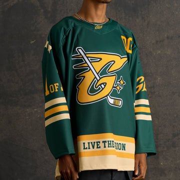 GLD Green and Yellow Hockey Jersey