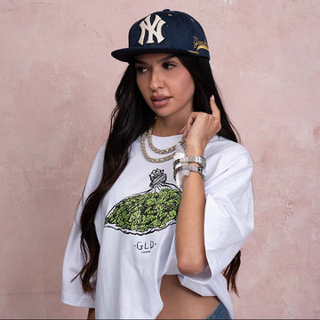 GLD Pound of Green Tee in White