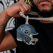 Colgante gigante de casco oficial de los Tennessee Titans de la NFL