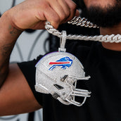Colgante de casco oficial de la NFL de los Buffalo Bills gigante
