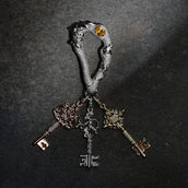 GLD X Bloody Osiris Moissanita Mosquetón + Llavero Clip On Paquete