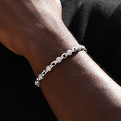 Pulsera de eslabones con caja de bolitas heladas