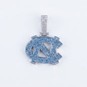 North Carolina Tar Heels in White Gold