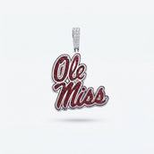 Ole Miss Rebels in White Gold