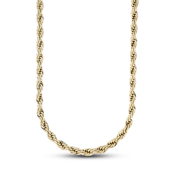 Rope Chain in Yellow Gold Vermeil - 6mm
