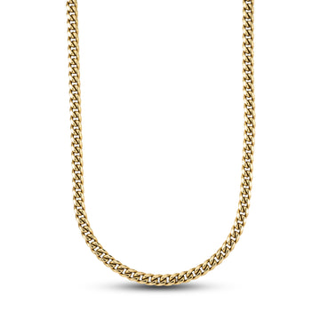 Miami Cuban Necklace in Yellow Gold Vermeil - 5mm