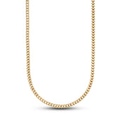 Cadena Franco de oro amarillo hueco - 4mm