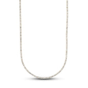 Cadena de tenis de moissanita para hombre en vermeil de oro amarillo - 2mm