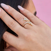 GLD Signature Star Ring - Yellow Gold Vermeil
