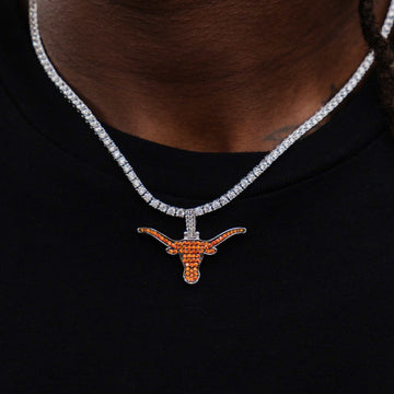 Colgante con el logotipo oficial de los Texas Longhorns de la NCAA