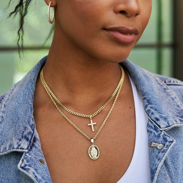 2 Chains + 2 Pendants - Yellow Gold