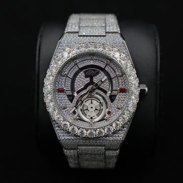 42MM Totalmente Diamantado Detalles de Rubí Alpha Era® 316