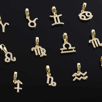 Astrology Pave Pendants - The GLD Shop