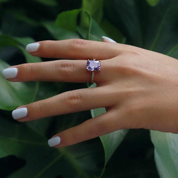 Cocktail Ring in Purple - The GLD Shop