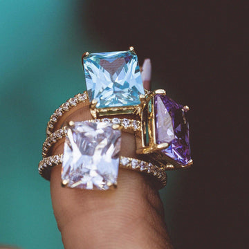 Cocktail Ring in Purple - The GLD Shop