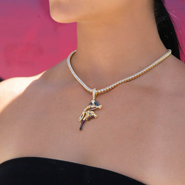 Colgante oficial de Wonder Woman de DC Comics en oro amarillo
