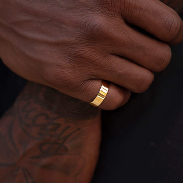 Anillo de banda plana