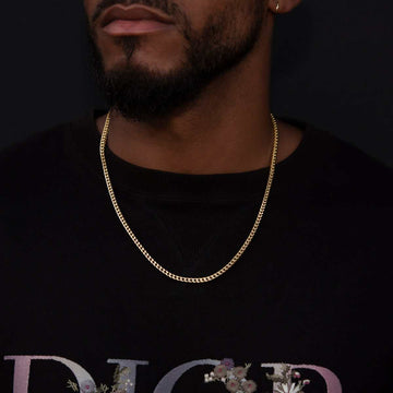Franco Chain in Yellow Gold - 4mm