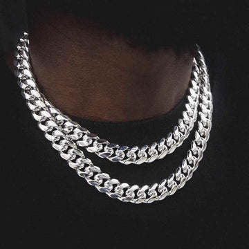 GLD Signature Cuban in White Gold - 12mm - The GLD Shop