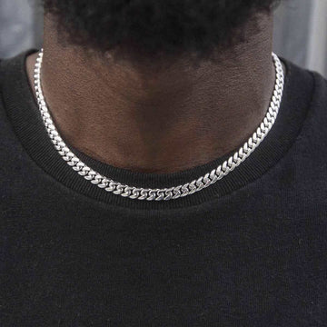 GLD Signature Cuban in White Gold - 6mm - The GLD Shop