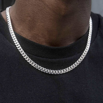 GLD Signature Cuban in White Gold - 6mm - The GLD Shop