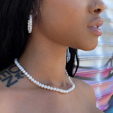 Iced Pearl Necklace