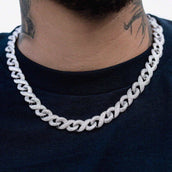 Infinity Chain in White Gold