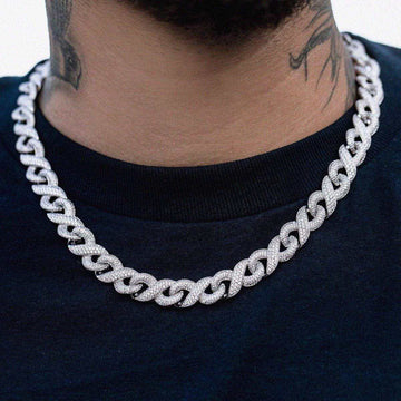 Infinity Chain in White Gold