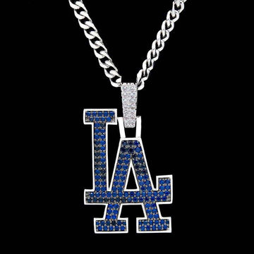 Los Angeles Dodgers 150th Anniversary Official MLB Logo Pendant