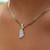 Colgante de alas de ángel micro