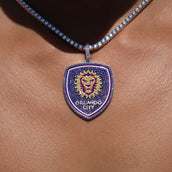 Orlando City Soccer Club Official MLS Primary Logo Pendant in White Gold