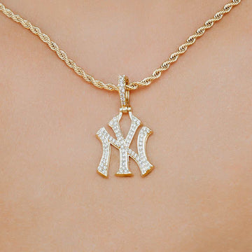 Colgante del logotipo micro oficial de los New York Yankees de la MLB