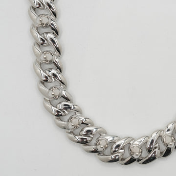 Cadena de eslabones con remaches de punta en oro blanco
