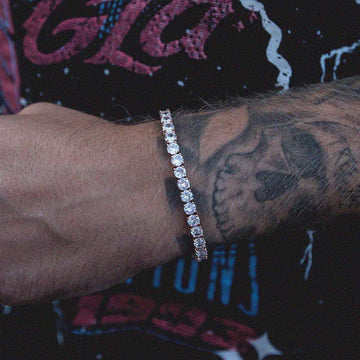 Round Cut Tennis Bracelet in Rose Gold - 5mm - The GLD Shop