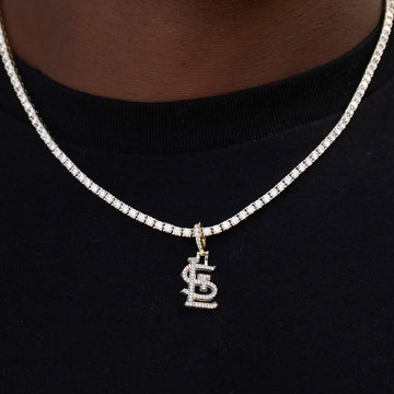 Colgante oficial con micro logotipo de los St. Louis Cardinals de la MLB