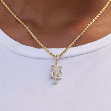 New York Mets Official MLB Micro Logo Pendant