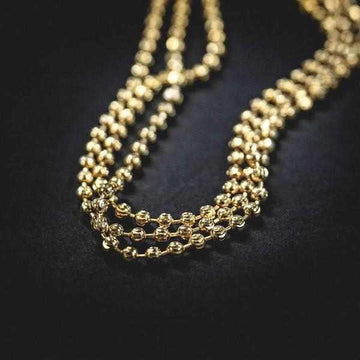 14k Solid Gold Ball Chain
