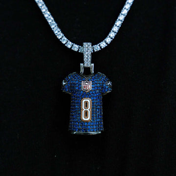 Colgante de la camiseta de Lamar Jackson de los Baltimore Ravens