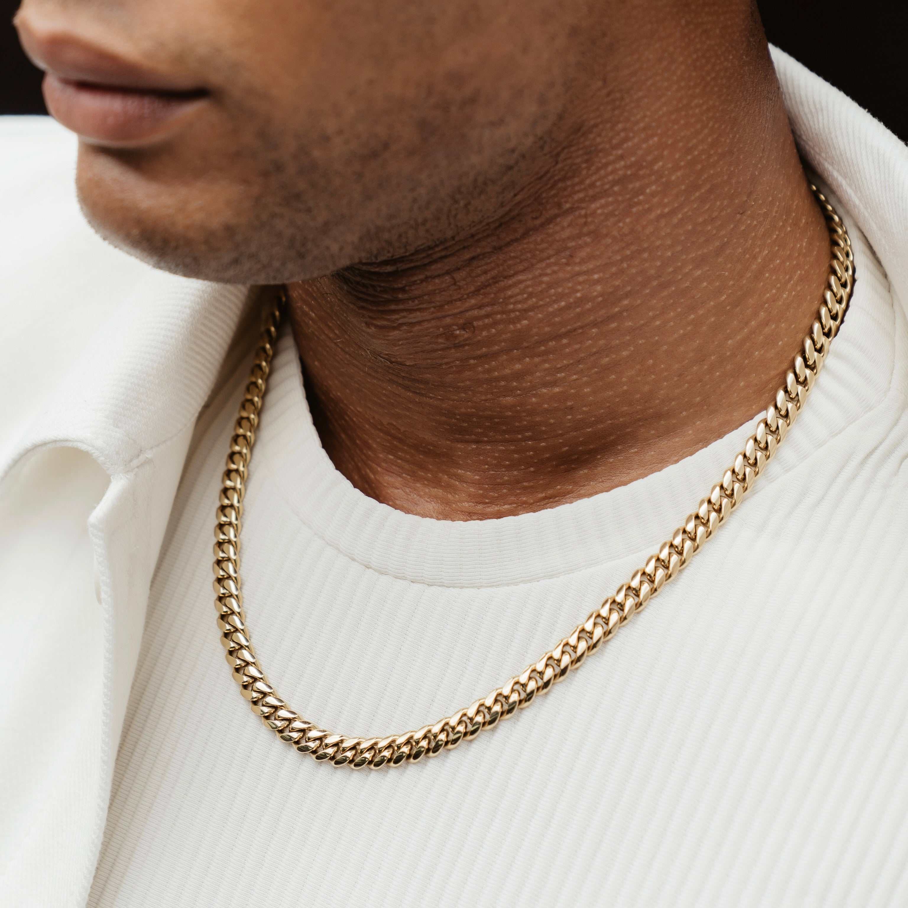 Miami Cuban Link Chain in Yellow Gold 8mm – The GLD Shop