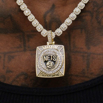 Colgante oficial del campeonato de la NBA de los Brooklyn Nets