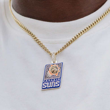 Colgante oficial del logo de los Phoenix Suns de la NBA