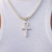 Cruz de Anj en Oro Amarillo