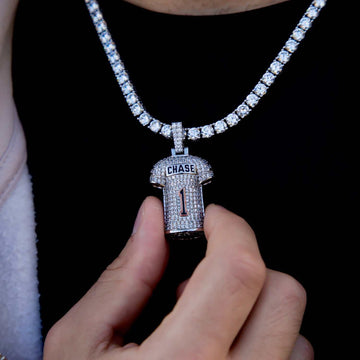 Colgante de la camiseta de Ja'Marr Chase de los Cincinnati Bengals