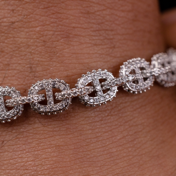 Pulsera Micro Valentina en Oro Blanco