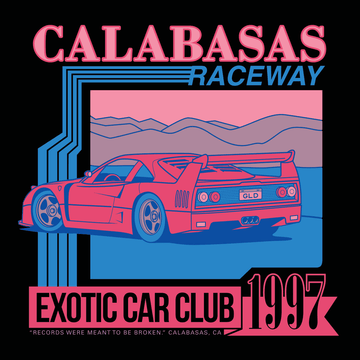 Calabasas Tee in Black - The GLD Shop