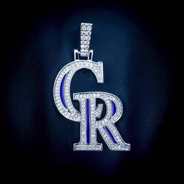 Colgante oficial del logo de los Colorado Rockies de la MLB