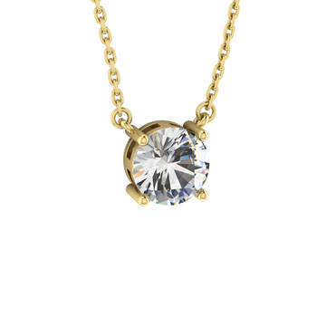 Floating Gemstone Necklace